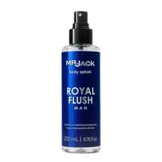 Body Splash Mr. Jack Royal Flush Man 200ml Aromático Amadeirado
