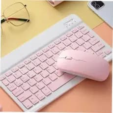 ROSA - Conjunto de Teclado + Mouse Sem Fio Bluetooth Para Notebook e Tablet