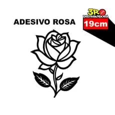 Adesivo  Flor rosa Vinil Adesivo a prova d'água, carro moto capacete, espelho, vidro