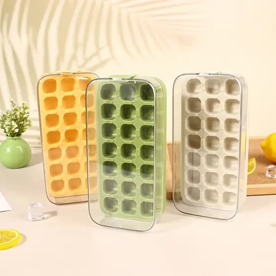 Forma de Gelo Silicone Bandeja 21 Cubos - A783