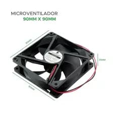 Cooler 90 X 90 X 25mm - 24 Volts / Micro Ventilador 24 Volts 9cm x 9xm x 2,5cm / Ventoinha 24V.