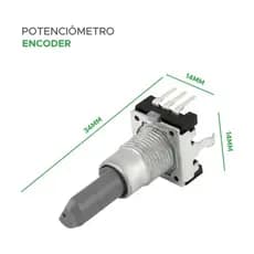 Encoder Rotativo EBF61915401 Original Potenciômetro 3 Pinos - Novo Original