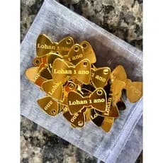 tag Personalizada gravatinha espelhado