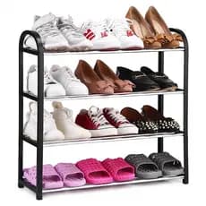 Sapateira 12 Pares Organizador 4 Níveis Portátil