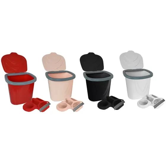 Kit Para Pia Lixeira Porta Detergente Bucha E Rodinho