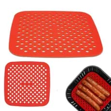 Tapete Anti-Aderente Para Air Fryers De Silicone Para Forrar Fritadeira Elétrica Sem óleo