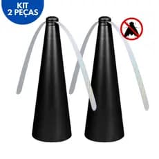 Kit 2 Ventilador Repelente Espanta Mosquitos Insetos Para Mesa Externa Refeição Silencioso