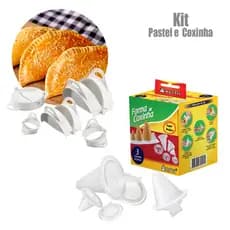 Kit Formas De Coxinha 3 Tamanhos P M G e Formas Molde De Pastel Risoles E Salgados 5 Tamanhos
