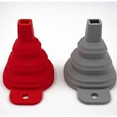 Funil de Silicone Dobrável/Retrátil / Funil Dispensador de Líquidos Utensílio de Cozinha