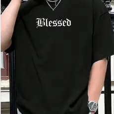 Camisa Camiseta Unissex Masculina Blassed Streetwear  Estampa Premium Blusa 100% Algodão Promoção