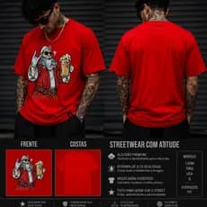 Camiseta Natal Papai Noel Camisa Adulto Masculina e Feminina 100% Algodão