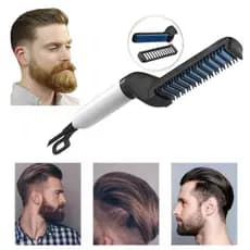 Prancha Alisador Masculino 2 em 1 Modelador  Cabelo e Barba Bivolt