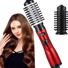 Escova Secador Rotativa Profissional 4 em 1| Modela Alisa e Seca Rápido 110V ou 220V