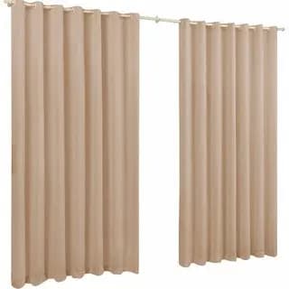Cortina Roma Com Ilhós 2,00m x 1,40m para Sala e Quarto Cozinha Janela Escritório Decoração - AVELÃ