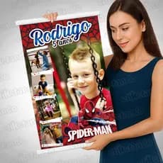 ✅ Banner Fotográfico ⭐ Grande 80x120cm  🌟 Para Festa de Aniversário, Com e Sem Tema — Personalizado