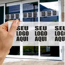 ✅ Faixa Adesiva 🌟 Logo Impresso no Jateado ou Vinil Padrão 🪟 Anti Trombada em Vidros ⚠️ Não é Vazado