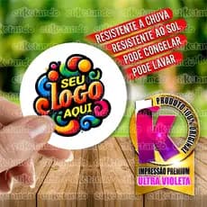 ✅ Etiqueta com Logotipo 🌟 Adesivo Vinil Personalizado com Logotipo ou com sua Arte ❤️
