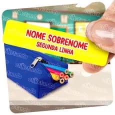 ✅ ETIQUETA ESCOLAR PERSONALIZADA  ⚠️ CABE NOME E SÉRIE 🔥 IDEAL PARA LÁPIS, CADERNO, MATERIAL ESCOLAR