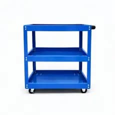 Carrinho Para Ferramentas 4 Rodas Suporta 150Kg Aço 3 Bandejas Para Armazenamento Marca Brin7