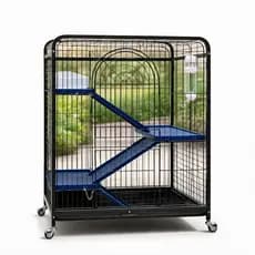 Gaiola Grande Multi Niveis com Rampas e Bandejas para Roedores - Ideal para Chinchila e Porquinho da Índia
