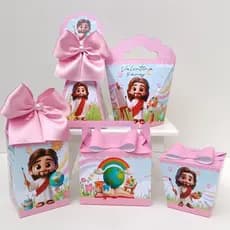 Kit Festa O Maior Pintor do Mundo Menina l Personalizados l Lembrancinha para Festa l kit Caixas