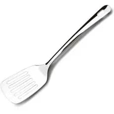 Espátula Vazada Aço Inox Para Cozinha Fritura Hamburger