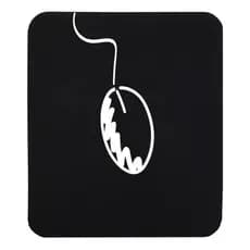 1 Mouse Pads Lisos Com Base Emborrachada