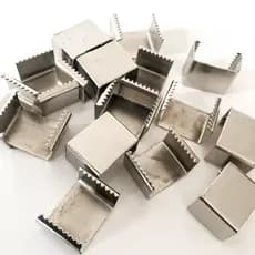 400 Chapinhas Dentada Garra Para Cordão De 20mm Fixador