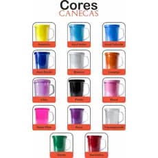 Canecas Acrílica Lisa Para Personalizar Lembrancinha Festa 14 Cores Disponíveis PRONTA ENTREGA