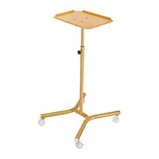 Carrinho Mesa Auxiliar para Vapor De Ozônio Estética Clinica Cor Dourado