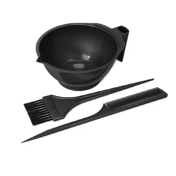 Kit de Tintura com Tigela Pente e Pincel Coloração Santa Clara
