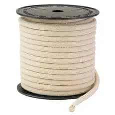Cordão Trançado De Algodão 5mm Cru - Original São José