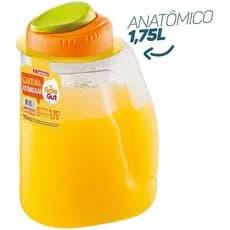 Jarra Garrafa Retangular Agua Geladeira 1,75l Gole Gut