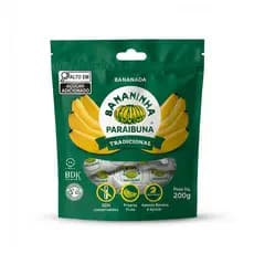 Bananinha Paraibuna Doce de Banana Tradicional Pacote 200g