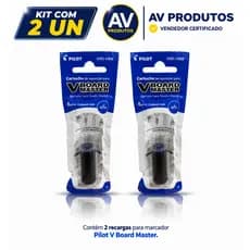 Refil de Tinta para Marcador Quadro Branco Pilot V Board Master - Kit 2 unidades