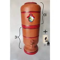 Filtro de barro grande( 7L total). Com boia.