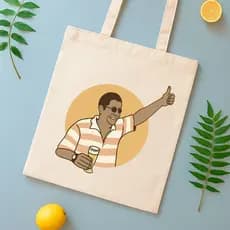 Bolsa Ecobag Algodão Cru Zeca Pagodinho Praia Verão Sacola Ecologica Samba Minimalista Lançamento