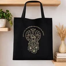 Bolsa Ecobag Sacola Nossa Senhora Medalha Moda Religiosa Igreja Mochila Ecologica Lançamento