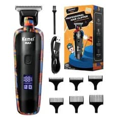 Maquina de Acabamento KM-Max5090 Kemei #CORTE #ACABAMENTO #BARBEIRO