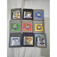 Set 9 Cartuchos Pokémon Japonês - Crystal Yellow Red Blue..