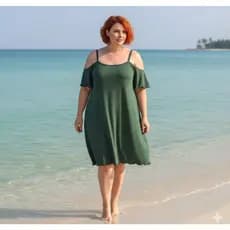 Vestido Feminino Plus Size