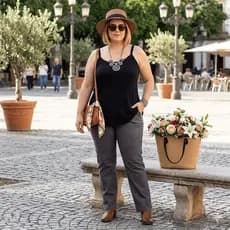 Regata Feminina Plus Size