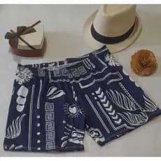 Bermuda Feminina Estampada Plus Size