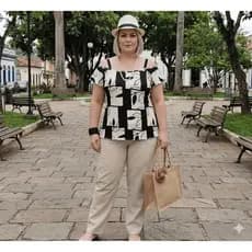 Blusa Ciganinha Plus Size