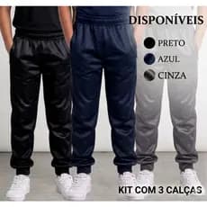 KIT 3 Calças Chimpas infantis lançamento ótimo para escolas e dia a dia!