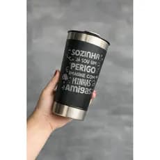 COPO PERSONALIZADOS TERMICO  CARNAVA 475ml – A SENSAÇÃO DO BLOCO! 🍻🎭