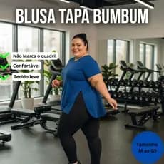 Blusa Vest Legging Feminina Plus Size Cobre Bumbum Academia Blusas Comprida Fitness Cobre Camiseta