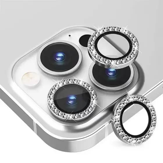 Película Protetora De Lentes Câmera Para iPhones 6Plus X XS 11 12 13 14 15 16 Pro Max  Protetor Metal
