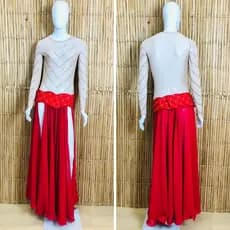 Dança do Ventre Traje Bordado Completo com Body - Pronta Entrega - TC-BODY74