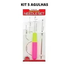 Kit De Agulhas Diversas Para Mega Hair - Entrelace E Outros